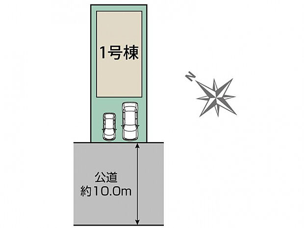 川口市弥平3丁目1棟 区画図