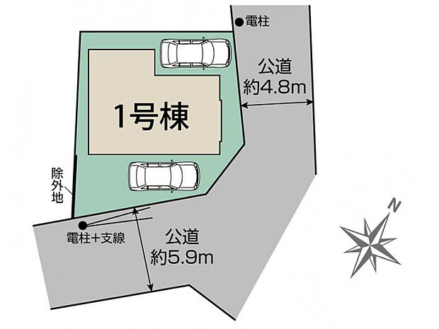 川口市安行吉岡1棟 区画図