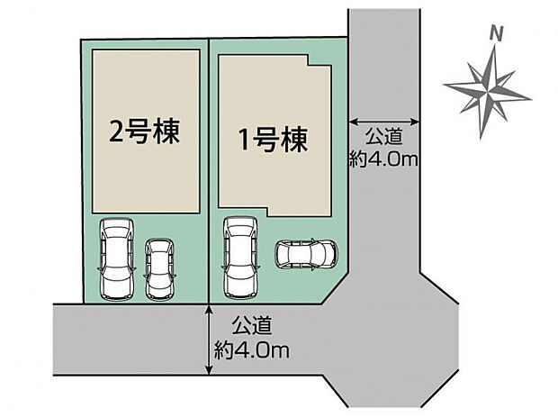 横須賀市森崎4丁目2棟 区画図