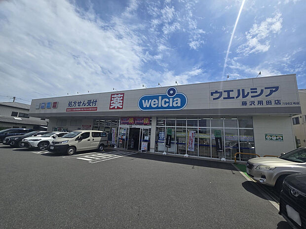 ウエルシア藤沢用田店（約750m）