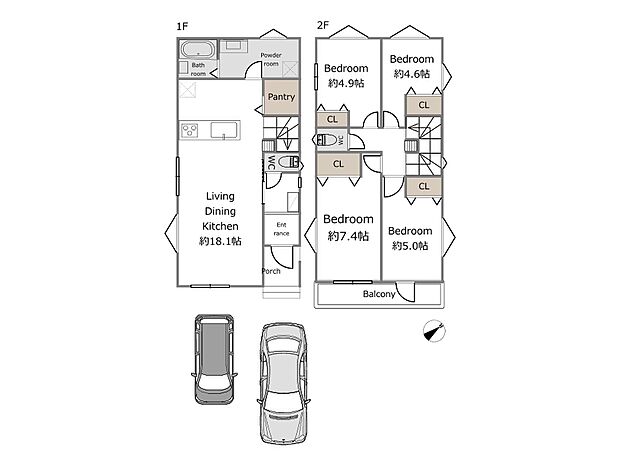【C号棟参考プラン】建物込6,180万円、土地面積100.82m2、建物面積95.77m2(期間限定!建物フリープランにつき、お客様のご要望をお聞かせください!)