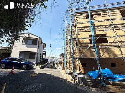 現地前面道路