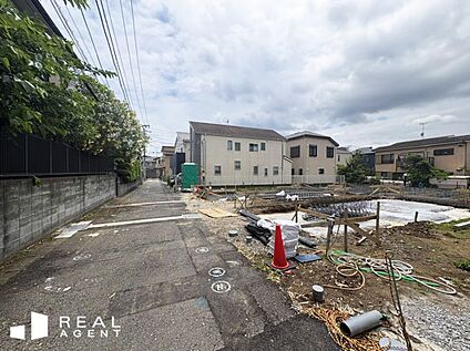 現地前面道路