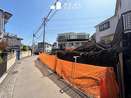 現地前面道路