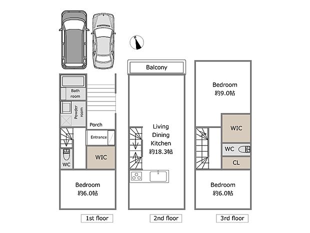 【B号棟参考プラン】建物込5580万円、土地面積76.08m2、建物面積95.63m2(期間限定!建物フリープランにつきお客様のご要望をお聞かせください!)
