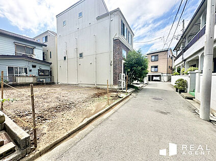 現地前面道路