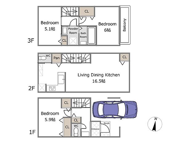 【参考プラン】建物込5780万円、土地面積52.38m2、建物面積79.88m2(期間限定!建物フリープランに付き、お客様のご要望をお聞かせください!)