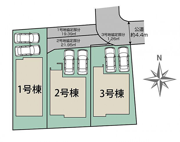 福岡市早良区干隈4丁目3棟 区画図