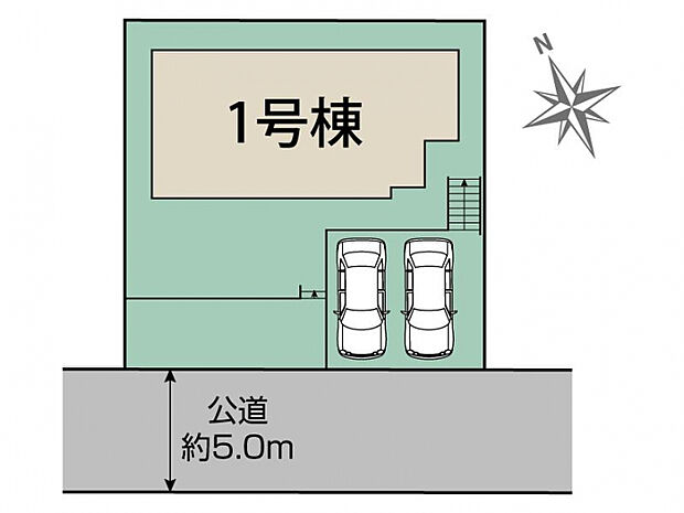 福岡市東区香椎台2丁目1棟 区画図