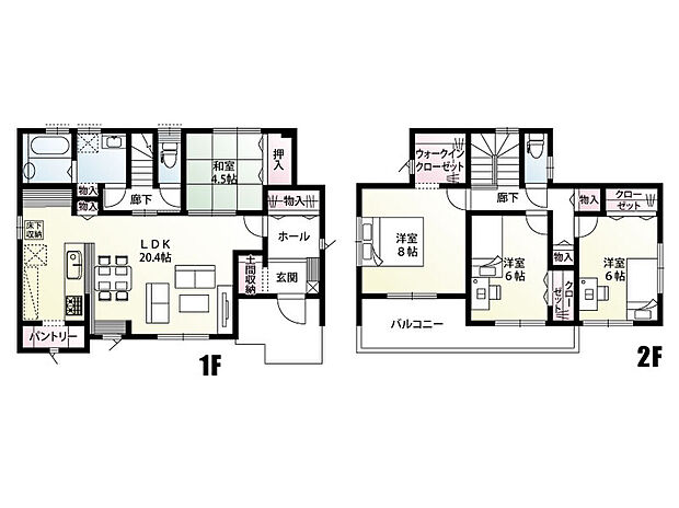 【1号棟 間取図】