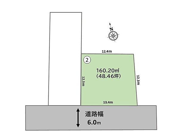 【2号地 区画図】