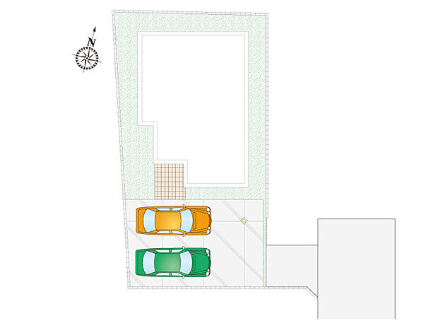 【4LDK】並列駐車2台可能