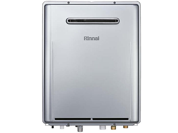 【エコジョーズ(リンナイ】少ないガス量で効率よくお湯を沸かす省エネ性の高い給湯機です。従来型の給湯機と比べてガス使用量が12%カットできます