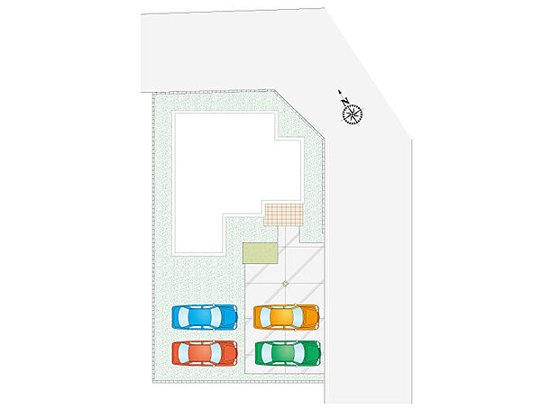 【3LDK】お車4台駐車可能！
ウッドデッキ付きの豪華外構設備をご用意しました！
これから訪れる星がきれいに見える季節にも、ゆったりくつろぐスペースとしてピッタリです♪