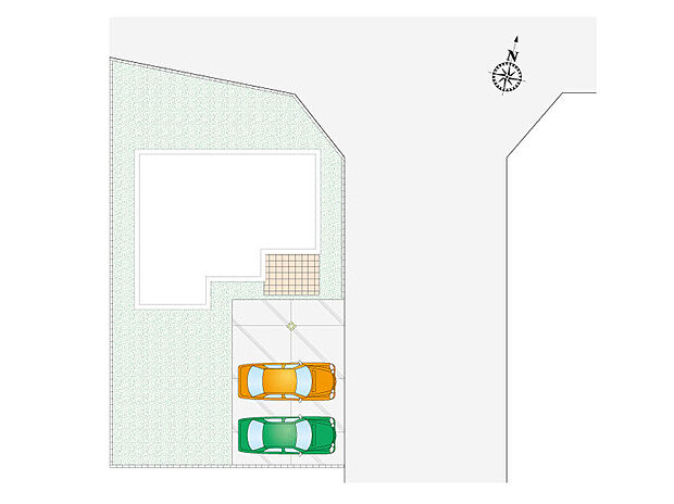 【4LDK+1S(納戸)】3台駐車可能です!
時間を有効活用できる宅配ボックス付き!