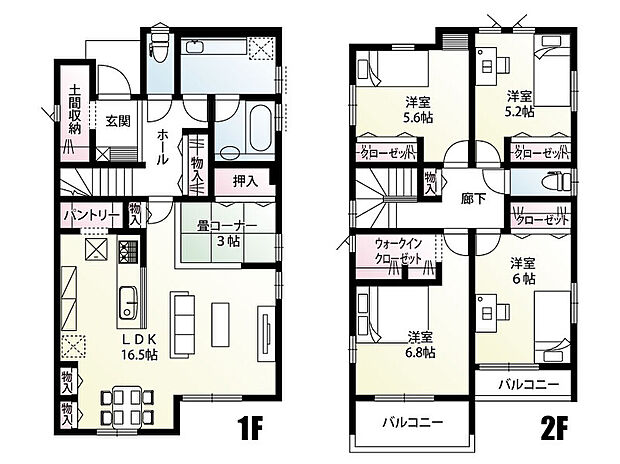 【4LDK】『POINT』
【2026年5月完成予定】
■各部屋WIC・主賓室6.8帖
□耐震×制震住宅 Kダンパー搭載
■19.5帖LDK(3.0帖畳コーナー)
□パントリー・タッチレス水栓・食洗器
■乾太くん・カップボード
『LIFE』
◆小手指小学校 徒歩8分
◆小手指中学校 徒歩10分
◆ヤオコー 徒歩9分
◆西武池袋線「小手指駅」徒歩21分