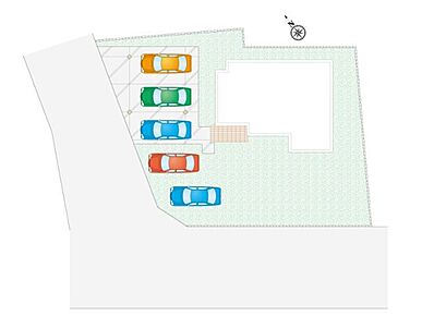 広い敷地は91坪！駐車スペースは5台可能！急な来客にも困りません！ご家族やご友人と広いお庭でバーベキューなどはいかがでしょうか！ 