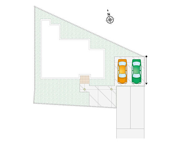 【3LDK】駐車場完備！
時間を有効活用できる宅配ボックス付き♪
