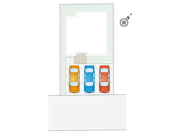 【4LDK+S(納戸)】車3台駐車可能!