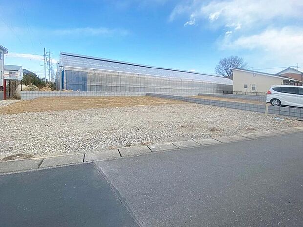 【【現地写真】】土地49.53坪!陽当たりや風通しにも恵まれた開放的な角地です。(2026/1/30撮影)