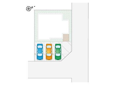 市街化区域にある46坪の土地で、お手入れしやすい広さです！駐車スペースは3台可！急な来客にも困りません！ 