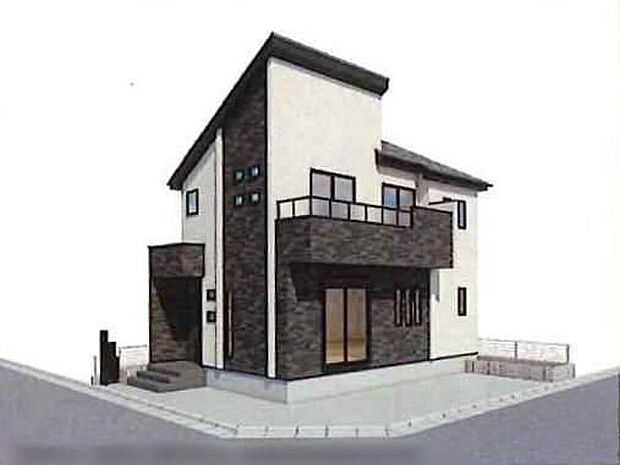 落ち着いた雰囲気の外観は、スタイリッシュでお洒落♪光と風を呼び込む全室南西向きプランです!