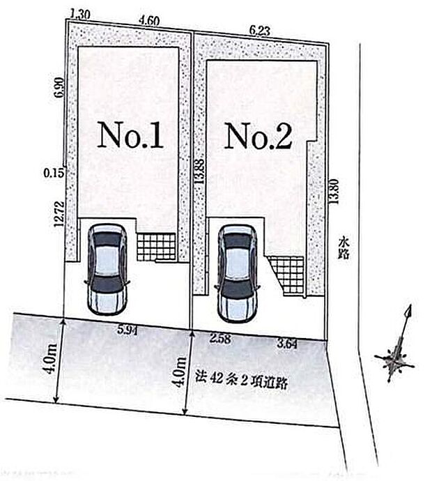 【全体区画図】住環境良好な人気の低層住居専用地域に立地しております。守られた環境は、お子様との暮らしにもおすすめです。