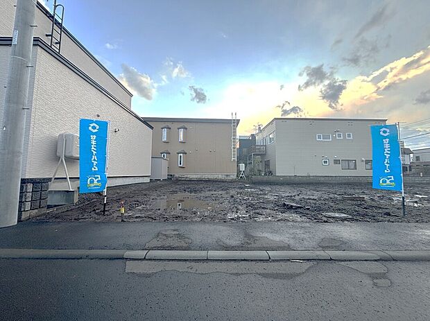 【区画3】正面：133.10m2（40.26坪）の整形地（2025年11月撮影）