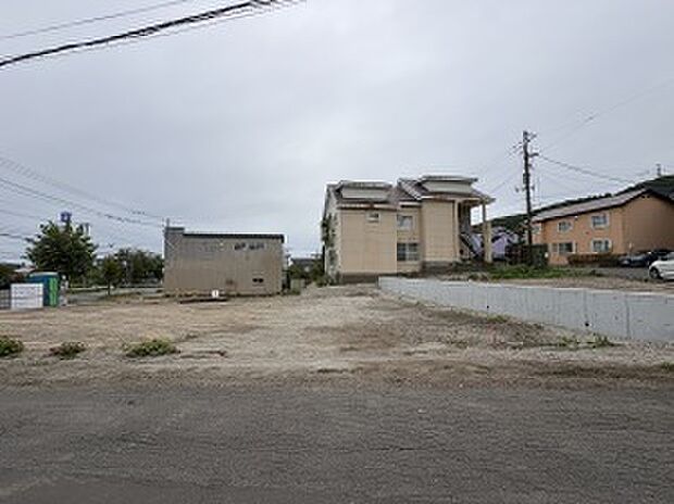 【【区画3】正面】177.17m2(53.59坪)の広々宅地(2026年9月撮影)