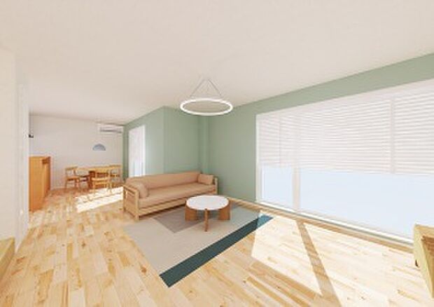 【【No.1】内観パース】※パースは図面を基に描いていますので、実際と多少異なる場合があります。