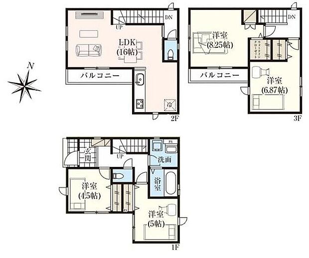 価格2740万円、4LDK、土地面積70.8m2、建物面積101.84m2