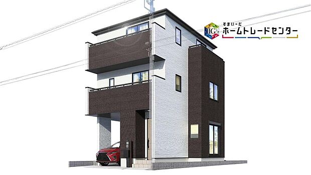 ☆完成イメージ☆
洗練されたデザインのお洒落なお住まいです。
従来の省エネ住宅よりも優れたＺＥＨ水準の快適住宅。