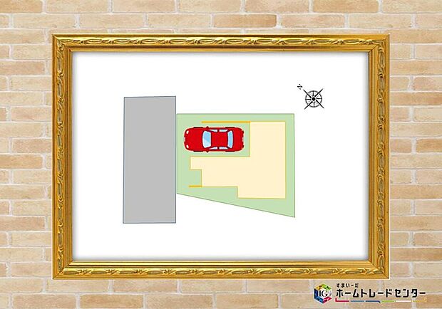 ☆全体区画図☆
大切なお車を雨風から守ってくれるビルトイン車庫ございます。