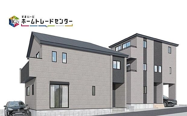☆完成イメージ☆
子育てに嬉しい南側道路に面した陽当たり良好です。
希少エリアに洗練されたデザインの新築戸建て誕生です♪