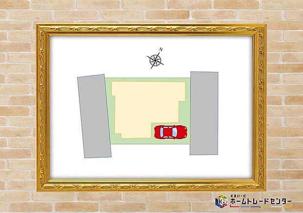 ☆全体区画図☆
カースペースございます。
両面道路に面し、陽当り・風通し良好です♪