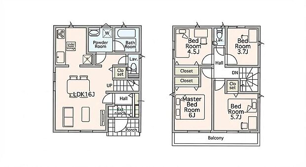 (1号棟)、価格3090万円、4LDK、土地面積83.78m2、建物面積82.21m2