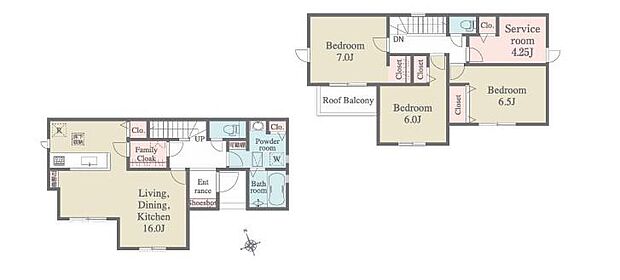 (2号棟)、価格3580万円、3LDK+S、土地面積102.32m2、建物面積102.15m2