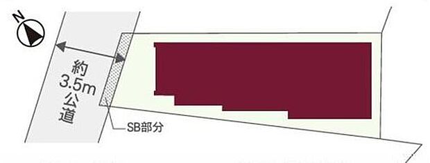 【全体区画図】ビルトインガレージございます。
都会を身近に感じさせる高い交通利便も魅力です。