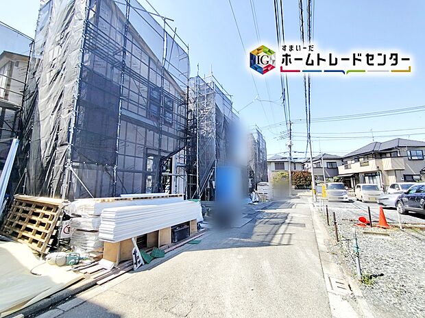 【☆前面道路の様子☆】カースペース２台可能です。