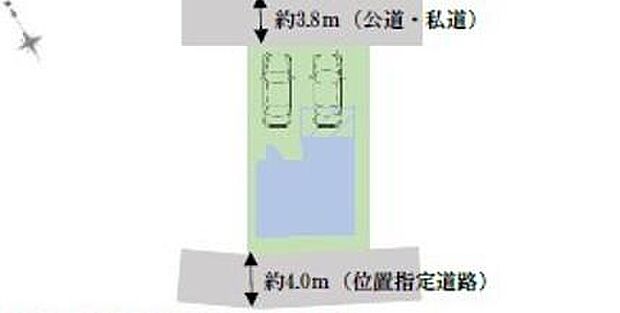 【全体区画図】カースペース有り