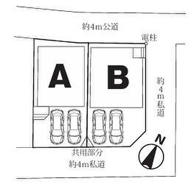 【全体区画図】☆全体区画図☆
○カースペース２台分ございます。
○東武東上線「上福岡」駅徒歩９分♪