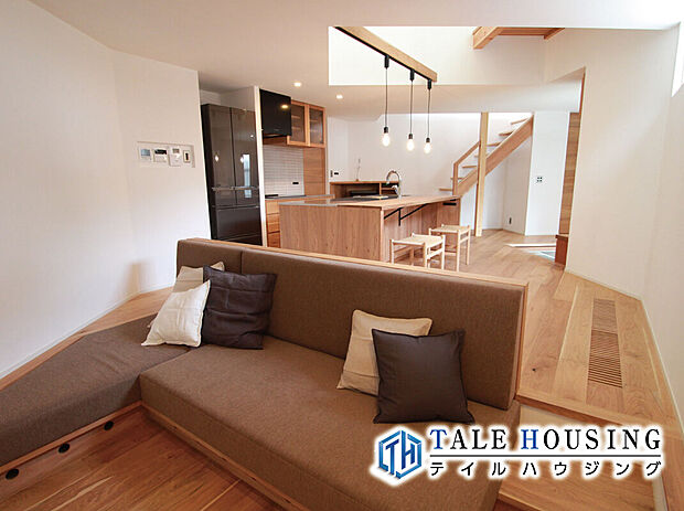 安心の家づくりにこだわった住宅！！
人にやさしい環境も考えた家づくりを目指して、住みよいお家をお作りします。（プラン例）