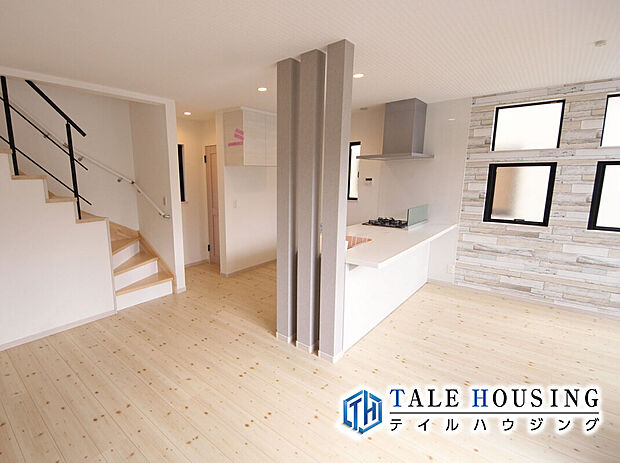 オープンでのびやかな空間を生み出す、こだわりの「広がり」と「ゆとり」。家族と過ごす時間を大切にした住空間です。(プラン例)