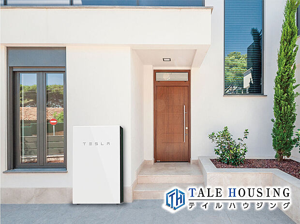 【地域初TESLA Powerwall認定販売店に選ばれました】停電時にも家全体へ電気を供給できるので安心！最先端テスラ社の蓄電池Powerwall。（オプション）
