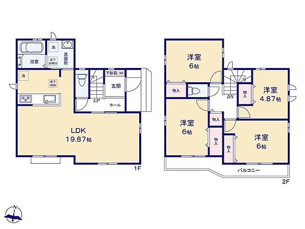 (A号棟)、価格4190万円、4LDK、土地面積103.98m2、建物面積98.95m2