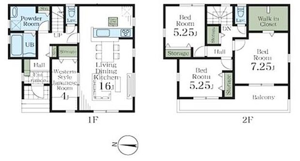 (2号棟)、価格4480万円、4LDK、土地面積132.99m2、建物面積99.36m2