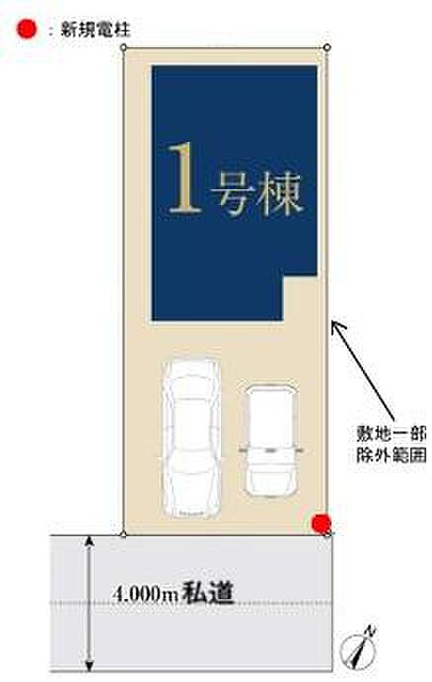 玄関と駐車スペースとの行き来もしやすく、2台（車種による）を並列駐車できるゆとりあるカースペース。公園まで徒歩で2分と近いのでお子様との毎日の公園遊びにもピッタリですね♪ぜひ一度ご覧下さい！
