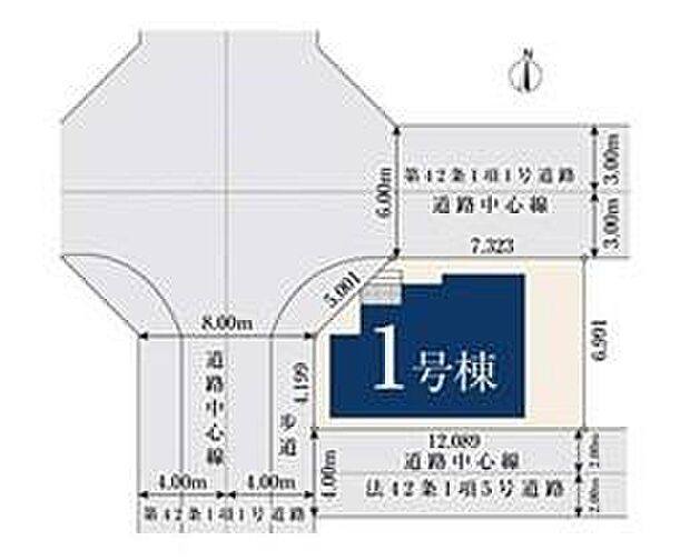 道幅の広い角地なので明るく開放感に溢れた好立地です!スーパー、コンビニなど商業施設も徒歩5分内に揃っているのでお買い物も便利なエリアです☆