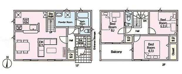 (3号棟)、価格2980万円、3LDK、土地面積150.28m2、建物面積83.43m2