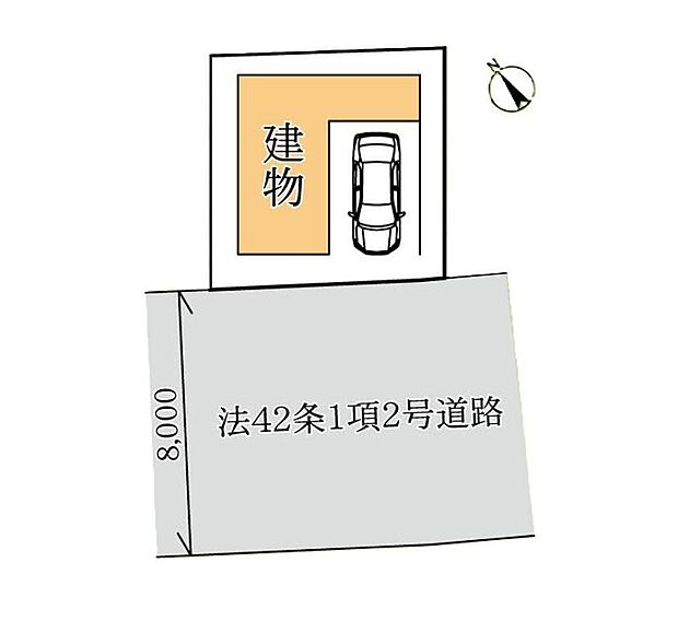 「南浦和」駅まで徒歩18分！愛車を埃や強い日差しから守るビルトインガレージ。玄関までの距離も近く雨の日のお出かけの際に濡れにくいのも利点です♪